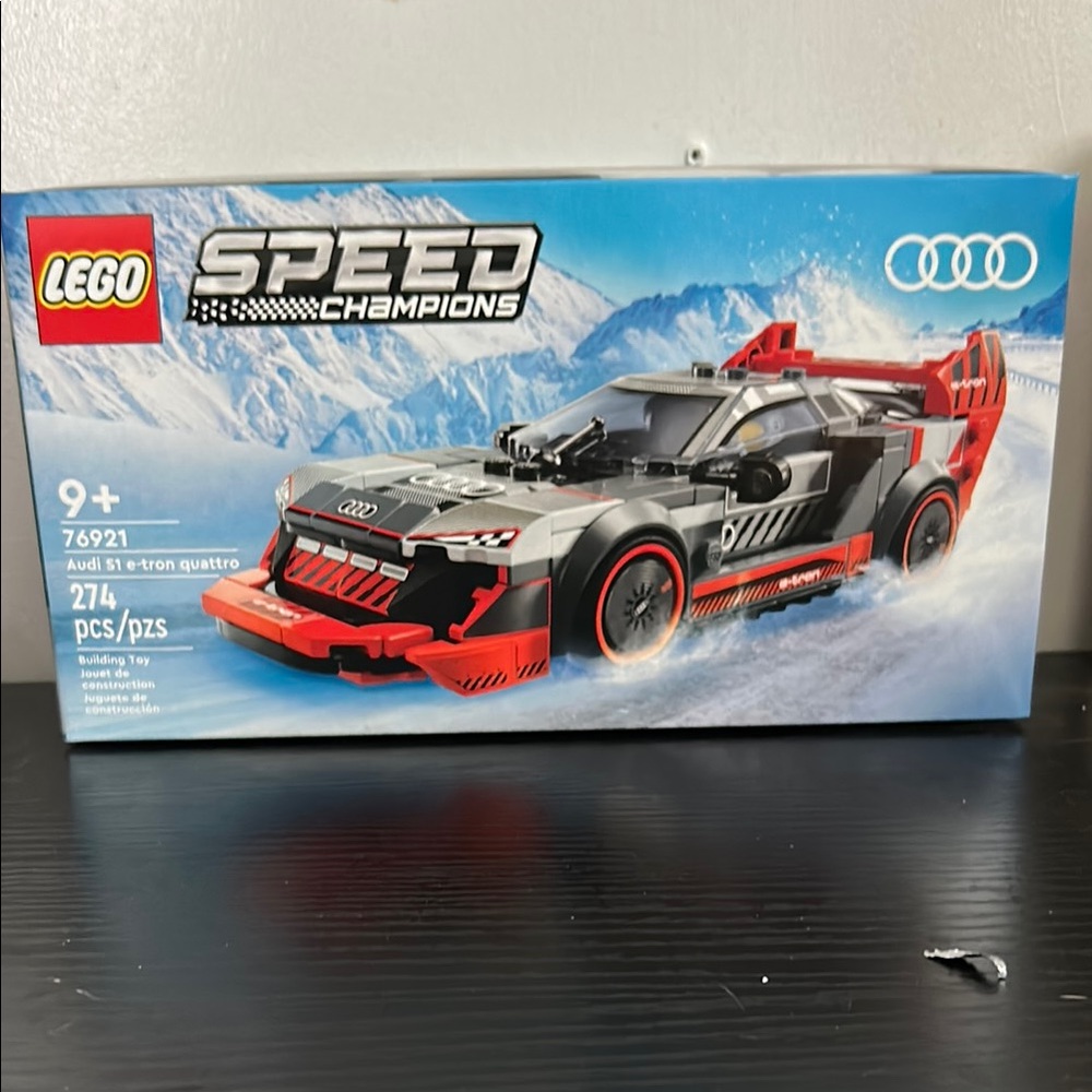 Lego Red and Black Building Set Audi Race Car